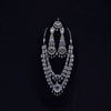 One Carat Polki Necklace With White Zarcoon