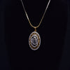 Small ALLAHMulti Gold Silver Locket