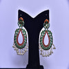 Multi Pearl Green Pearl Earing