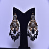 Antique Black Stone Earing