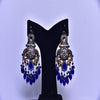 Antique Black Blue Earing