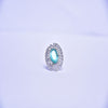 Ferozi White Stone Ring