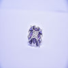 4 White Stone Purple RIng